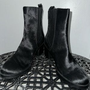 UGG calf hair booties